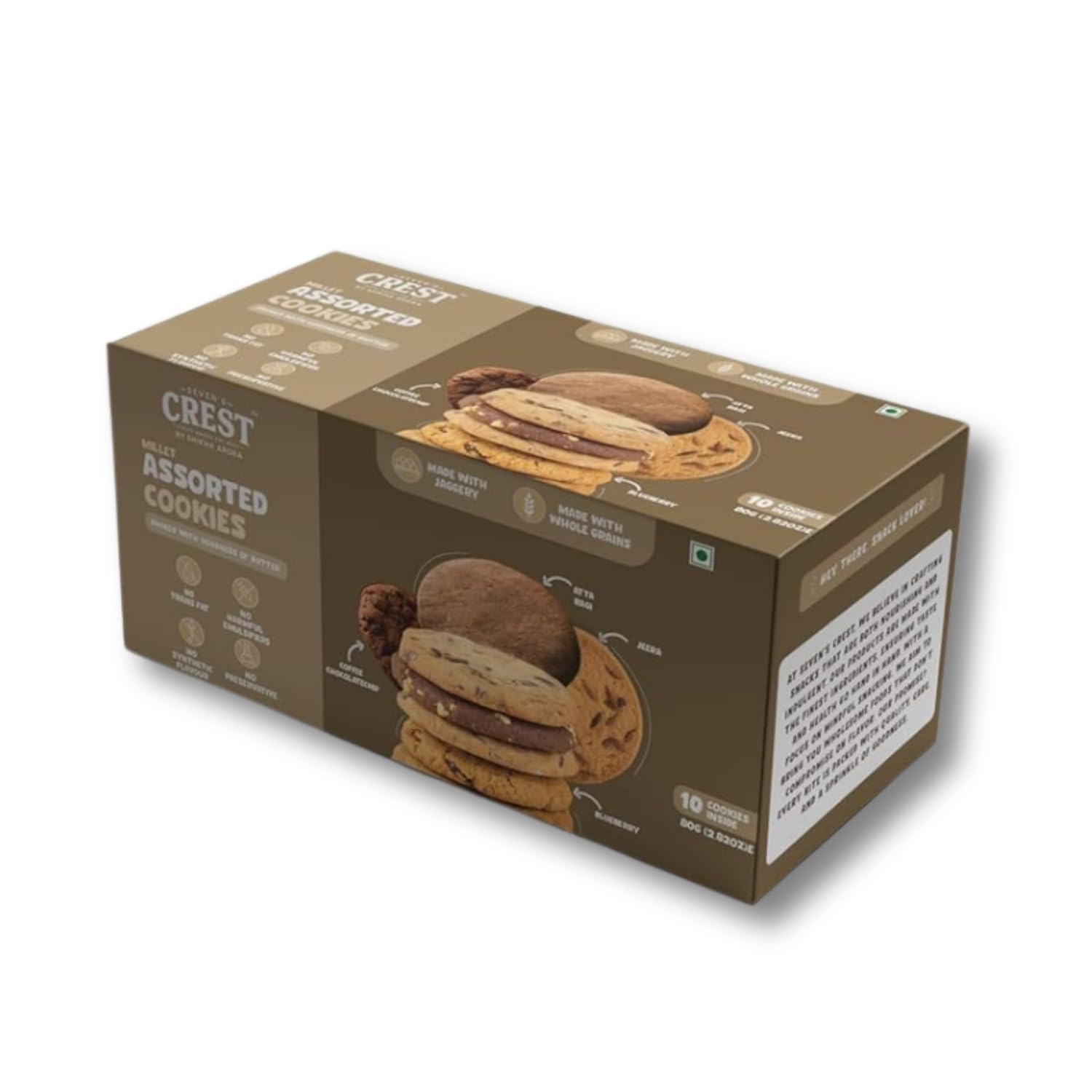 その他 Cookie Seven's Crest Millet Assorted Cookies - pack of 1 x 10 Cookies per